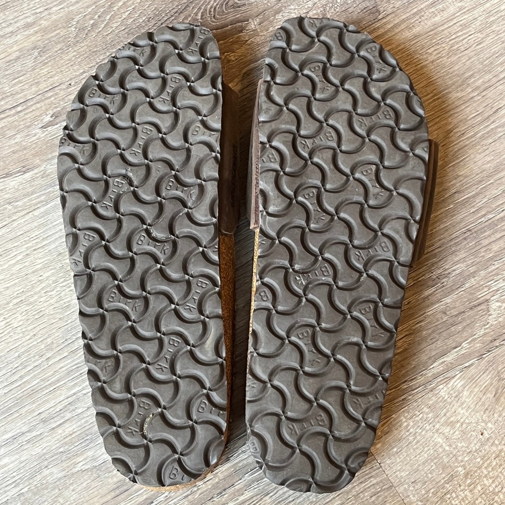 Birkenstock Madrid Slides Sandals Brown Birko-Flor Womens 10 EU 41‎ - Picture 7 of 9